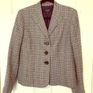 Kasper Navy Tweed Jacket